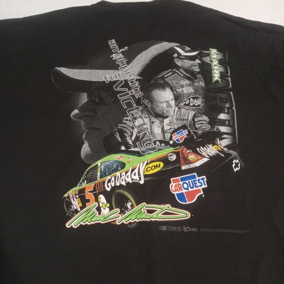 Chase Authentics Men's Mark Martin Go Daddy SS T Shirt 3XL 2010 - Picture 2 of 8